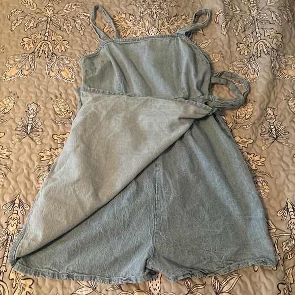 Sincerely Jules Large denim romper with skirt - Picture 3 of 4